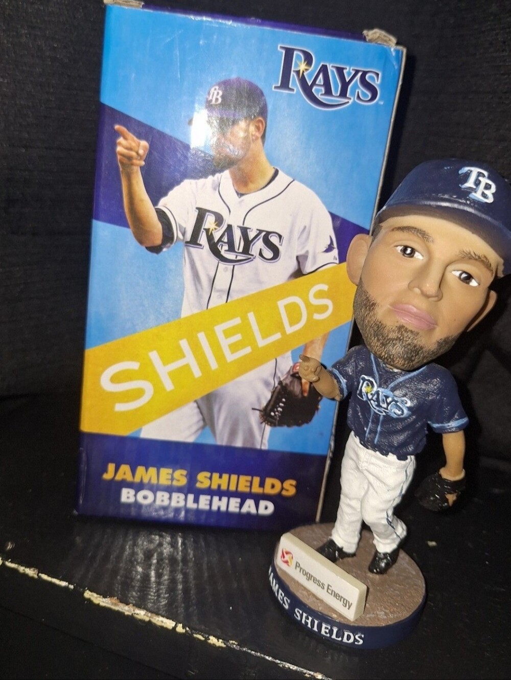Tampa Bay James Shields Blue Bobblehead